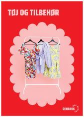 tøj tilbehør plakat