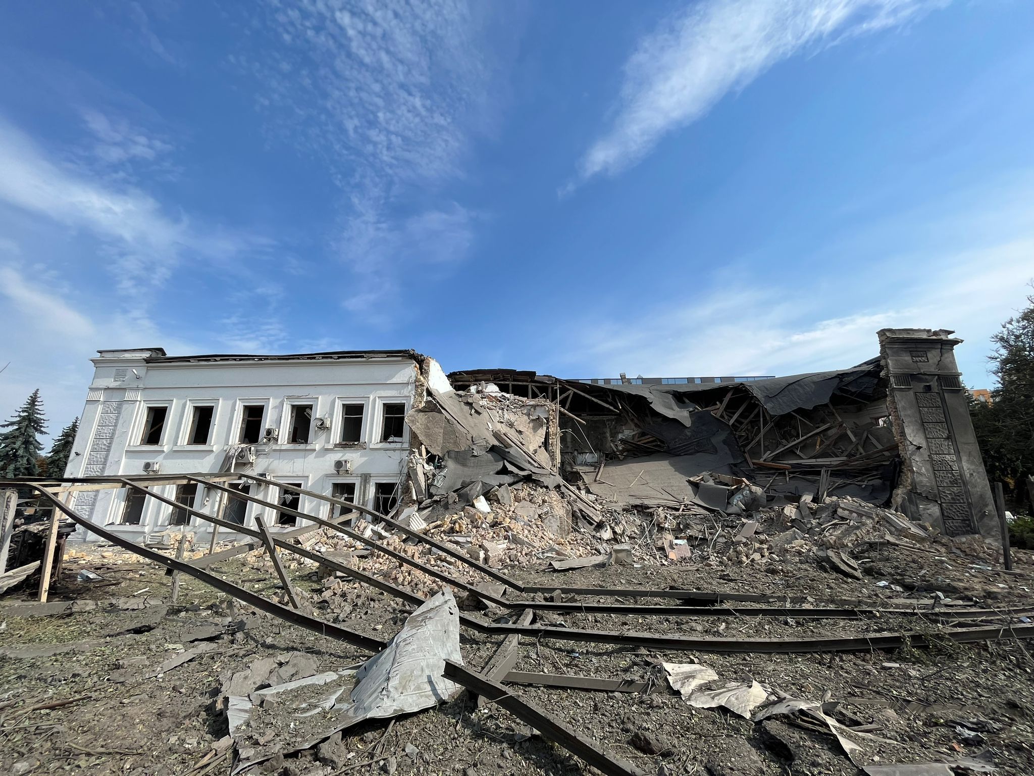 DCA/NCA Ukraine's office in Kyiv hit by missile fragments during Russian air raid on September 2nd.