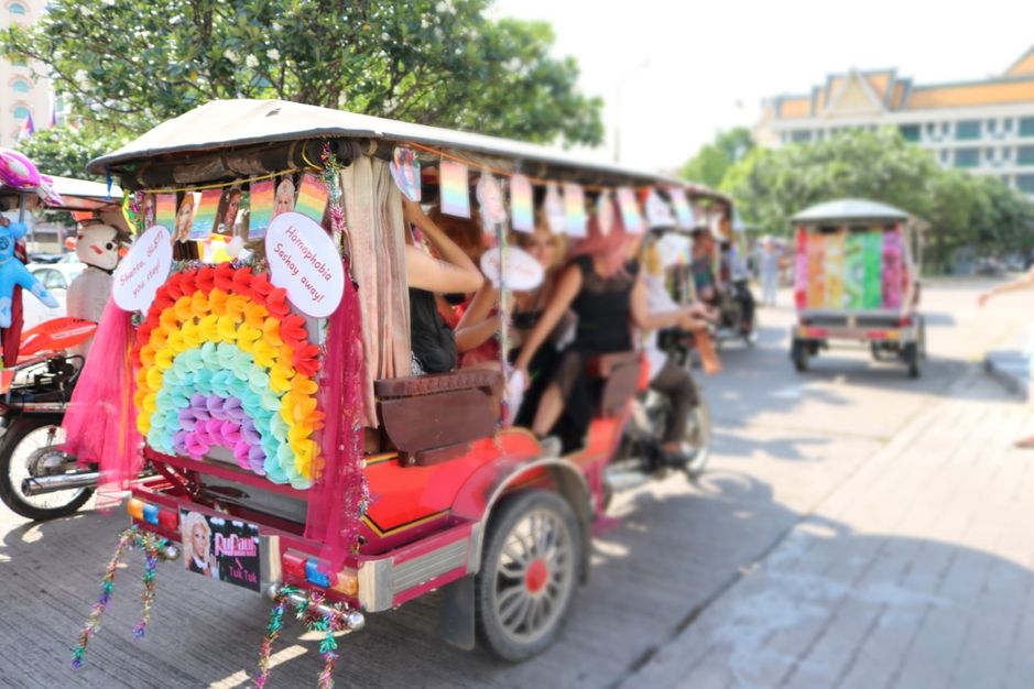Voice for gender equality parade in Cambodia