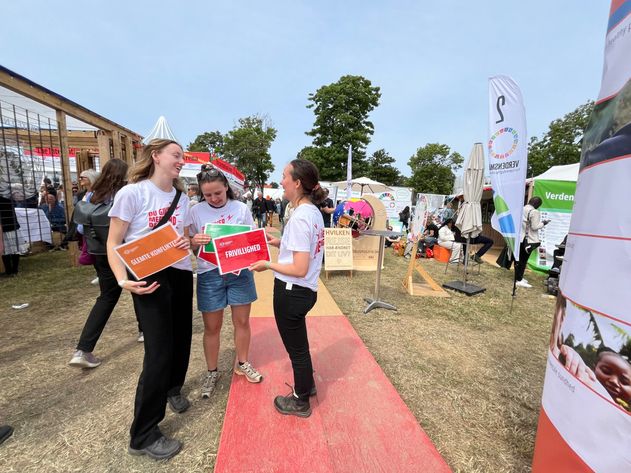 Folkekirkens Nødhjælps Ungenetværk på Folkemødet