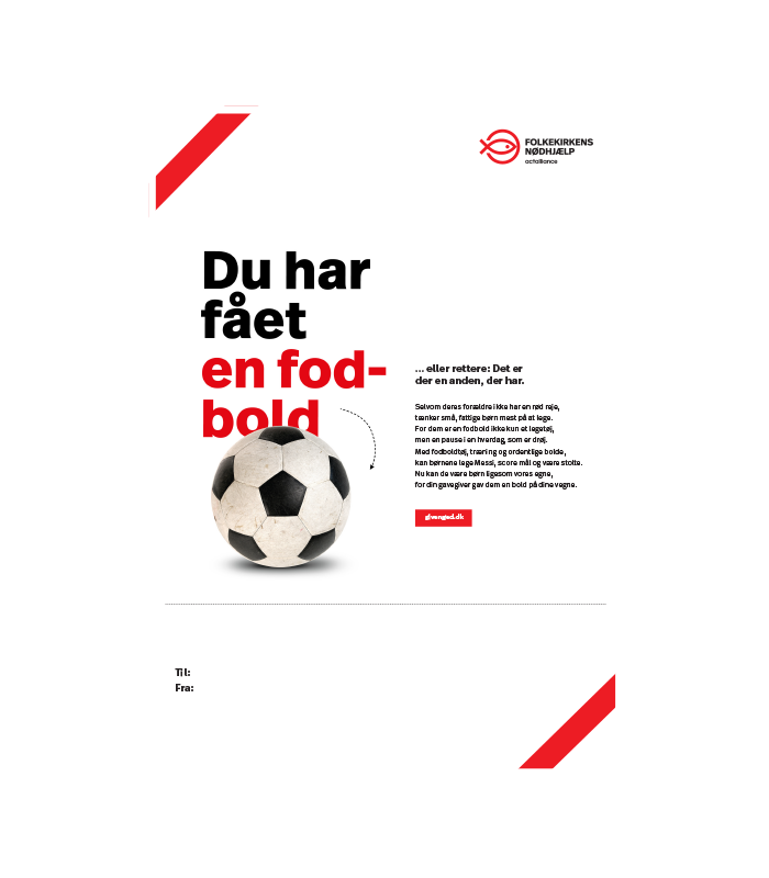 Giv en fodbold print selv