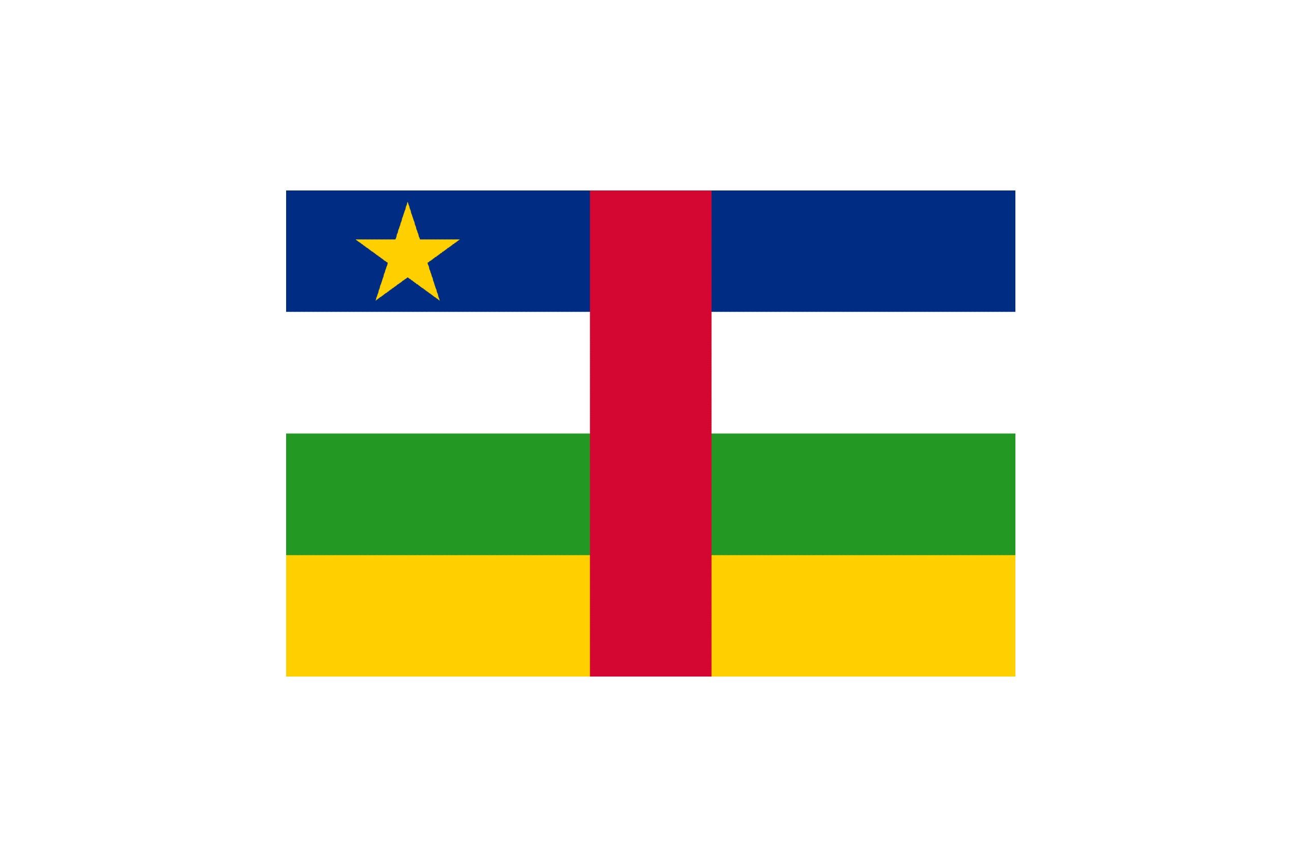 Nationalflag for Central Africa Republic