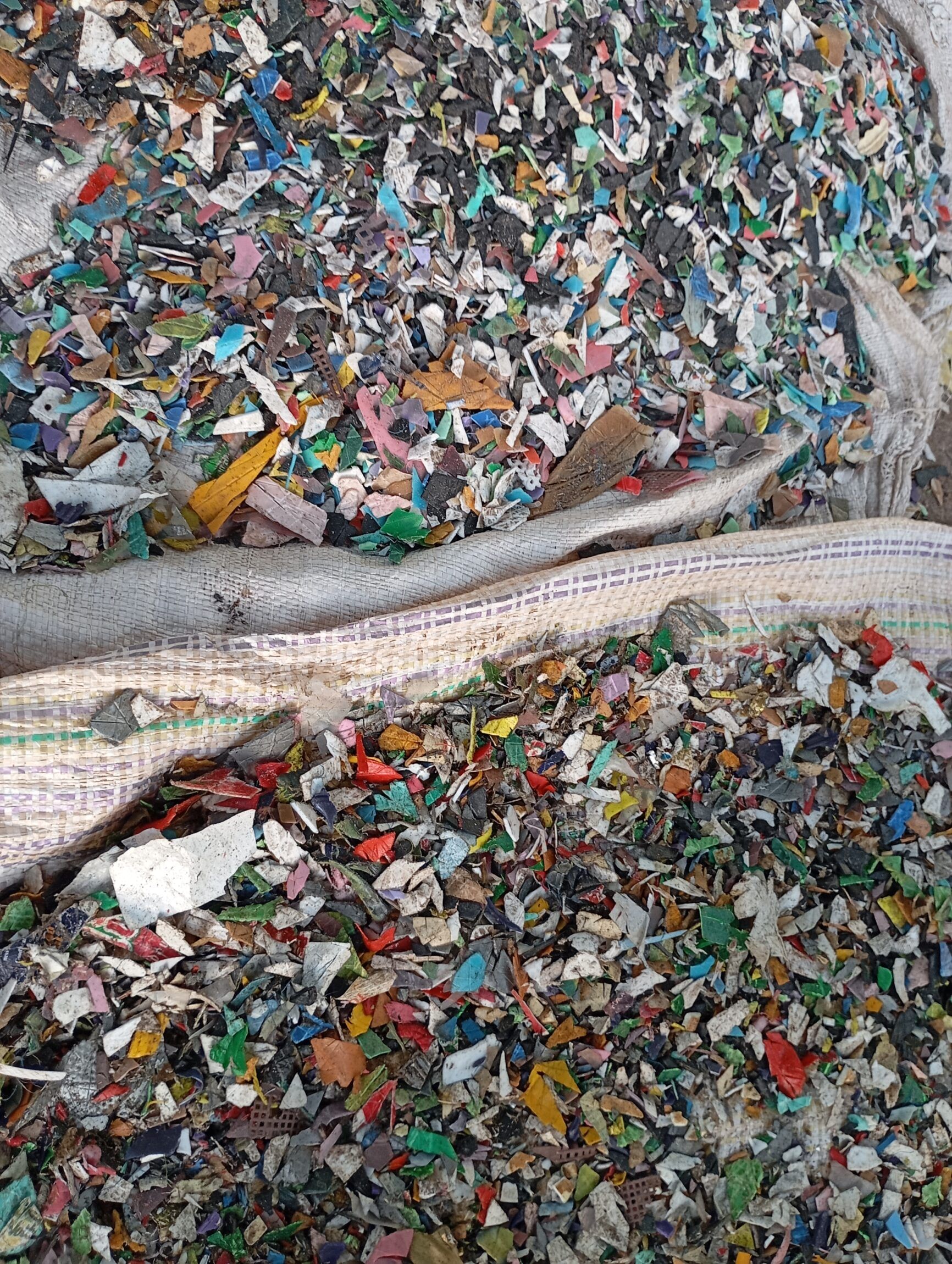 Shredded plastic for resale