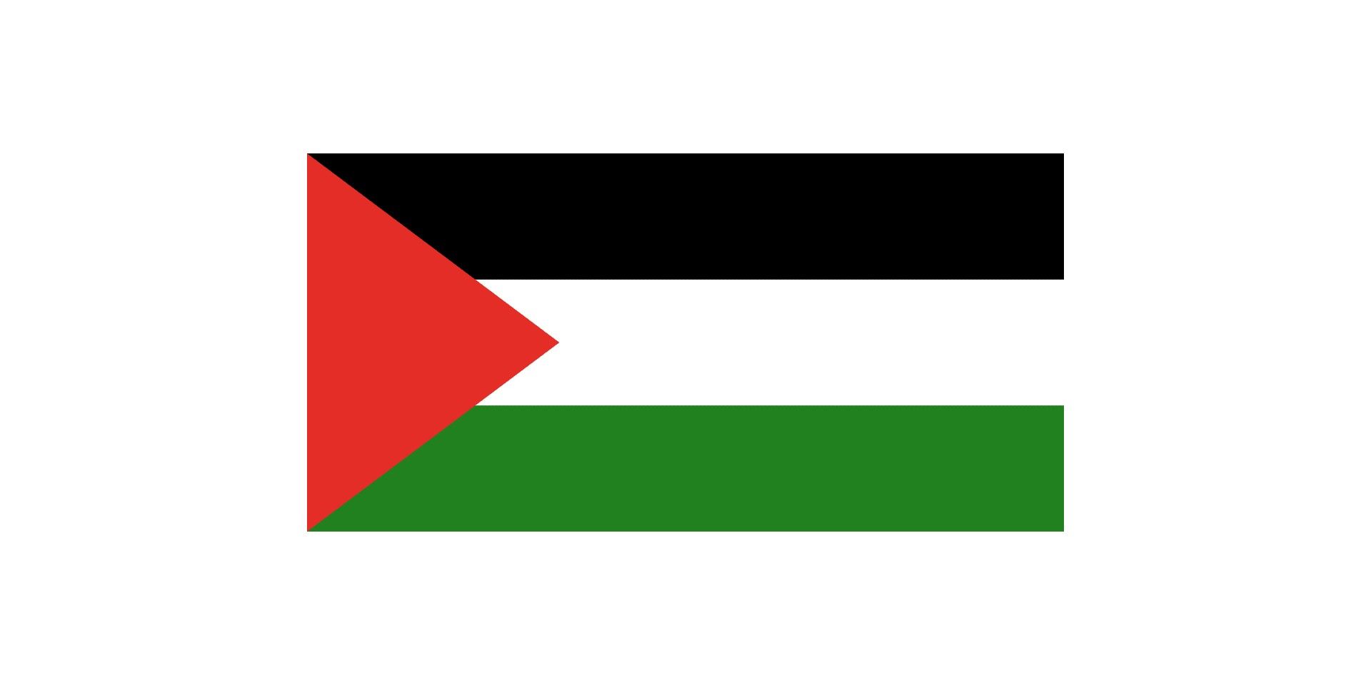 Nationalflag for Palæstina