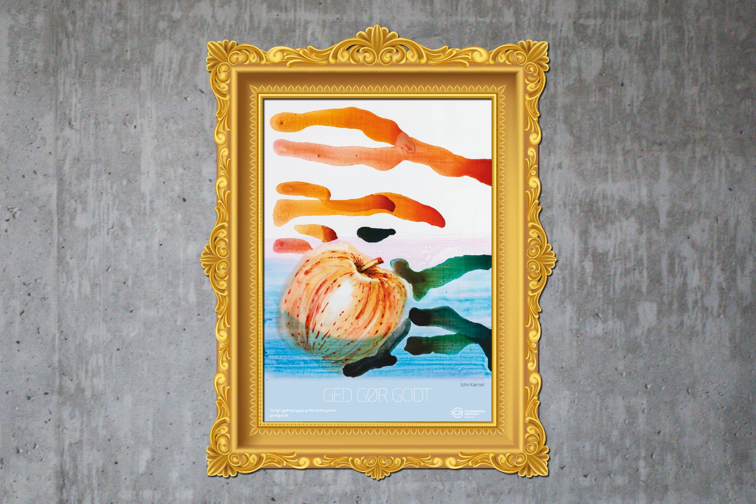 John Kørner-kunstplakat - Motivet er et genoptryk af maleriet ”Objects”