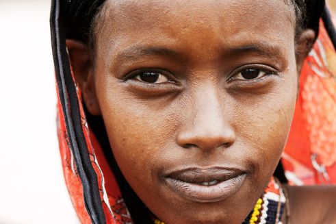 Close up of a woman