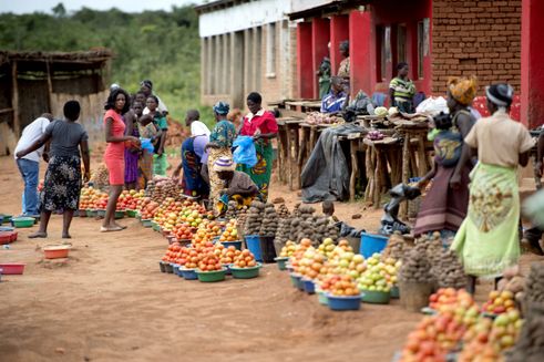 Market in Malawi