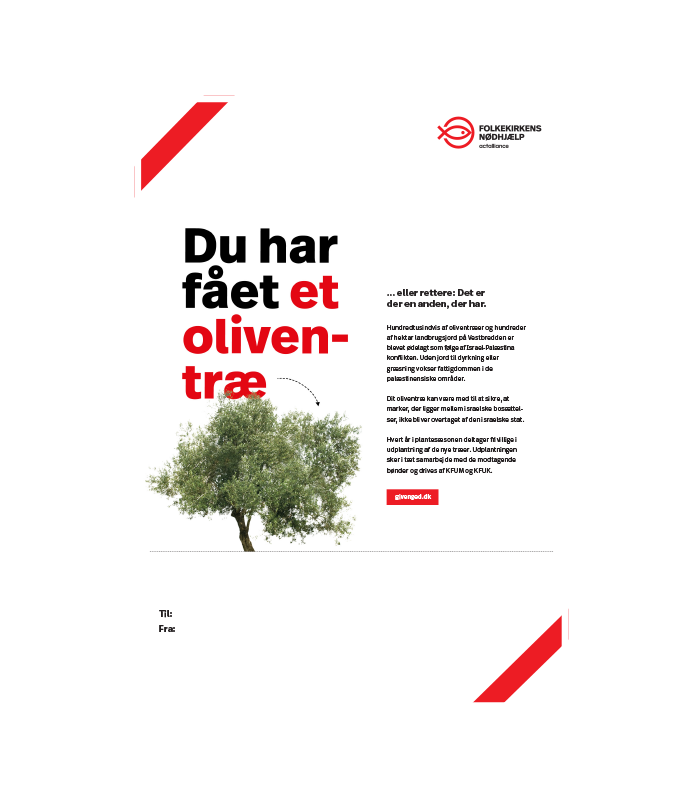 Giv et oliventræ print selv