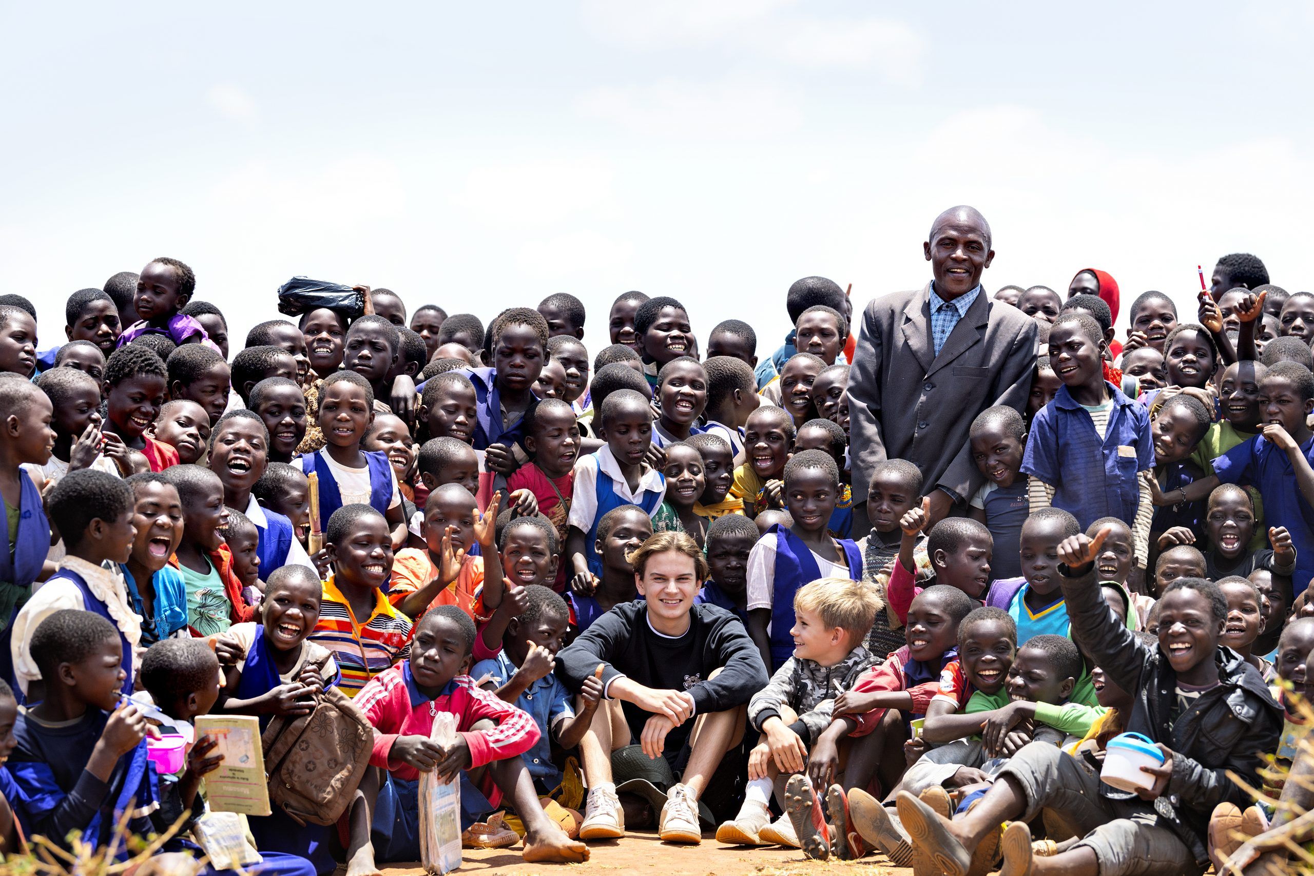 Annette Heick og familie i Malawi