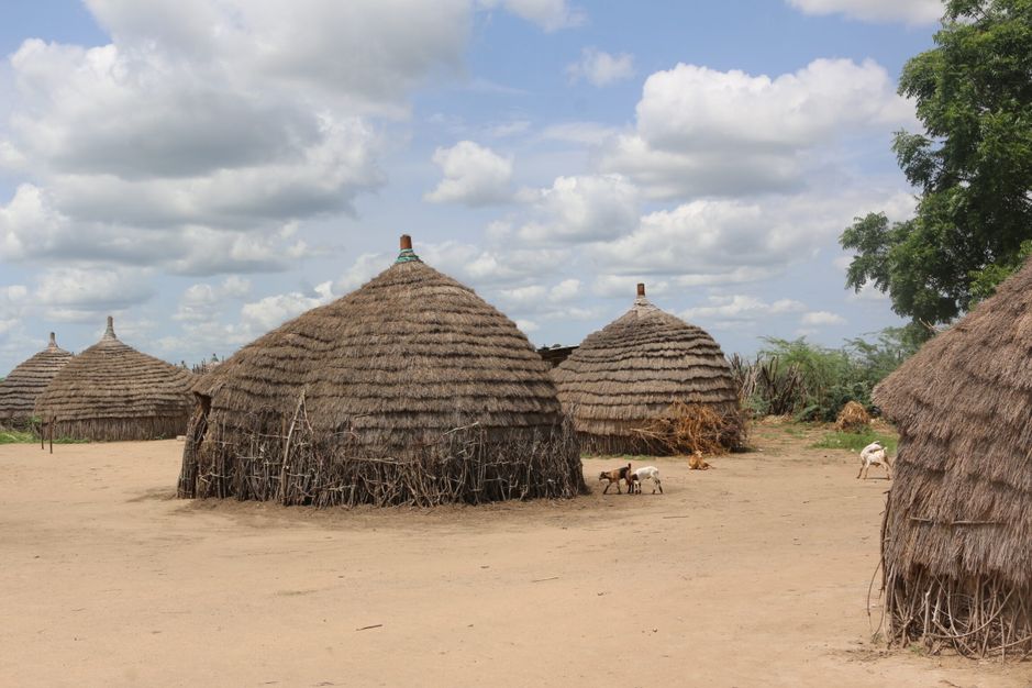 Houses in Libre Kebele, Yangatom Destrict, South Omo Zone