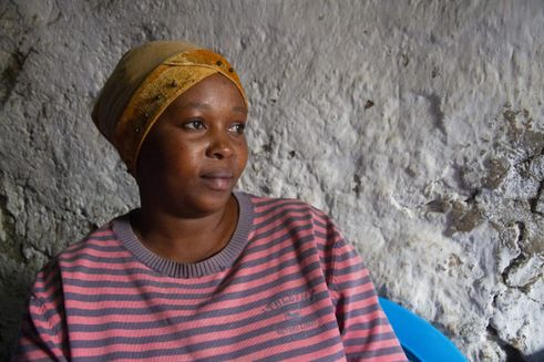 Beatrice Nyambura, member of Affordable women's SILC group supported by DCA and Women Empowerment Link through trainings and economic empowerement.