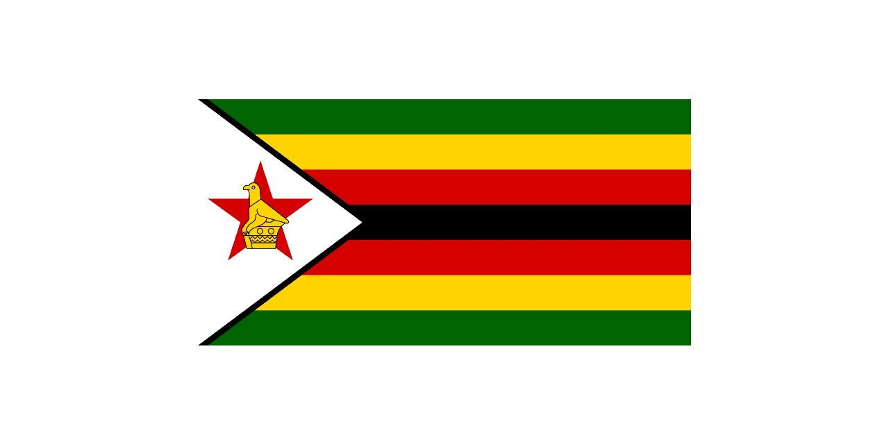 Nationalflag for Zimbabwe