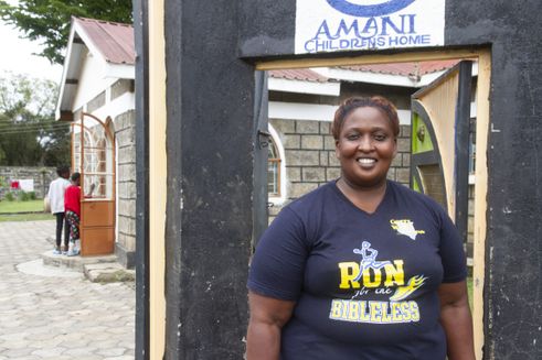 Emma, a former GBV victim supported by DCA and Women Empowerment Link to rise above horrors of GBV and start her rescue centre for children and GBV victims.