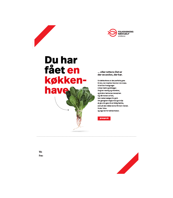 Giv en køkkenhave print selv