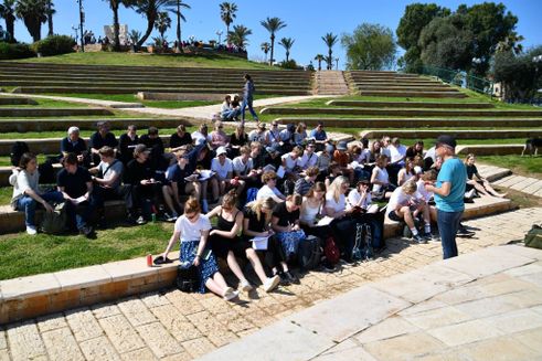 fællesbillede nørre nissum i palæstina